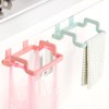Garbage Bag Rack, Plastic Hanging Trash Bag Holder Rubbish Practical