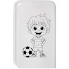 Azeeda 'Football Player Boy' Plastic Ice Scraper (IC00040671)