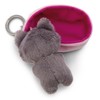 NICI Keyring Sleeping Pets Cat Grey 8 cm