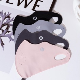 Lululu Simple Solid Color Thick Warm Winter New Riding Mask for Women Windproof Pink 10ea