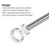 sourcing map Double Split Clamp-On Shaft Collar for 1-1/2" Shaft,