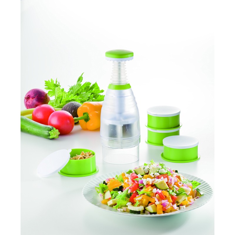 Giaretti Chopper, Green Chopper, Diameter 3.7 x Height 10.2 inches