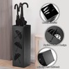 2 Pack Umbrella Rack Stand,Metal Umbrella Stand,Freestanding Square Umbrella Holder