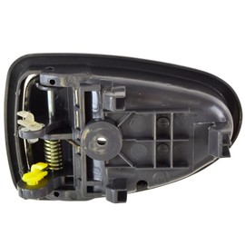 TRQ Rear Right Interior Door Handle Gray Passenger Side Compatible with 2000-2006 Hyundai Accent HY1353112