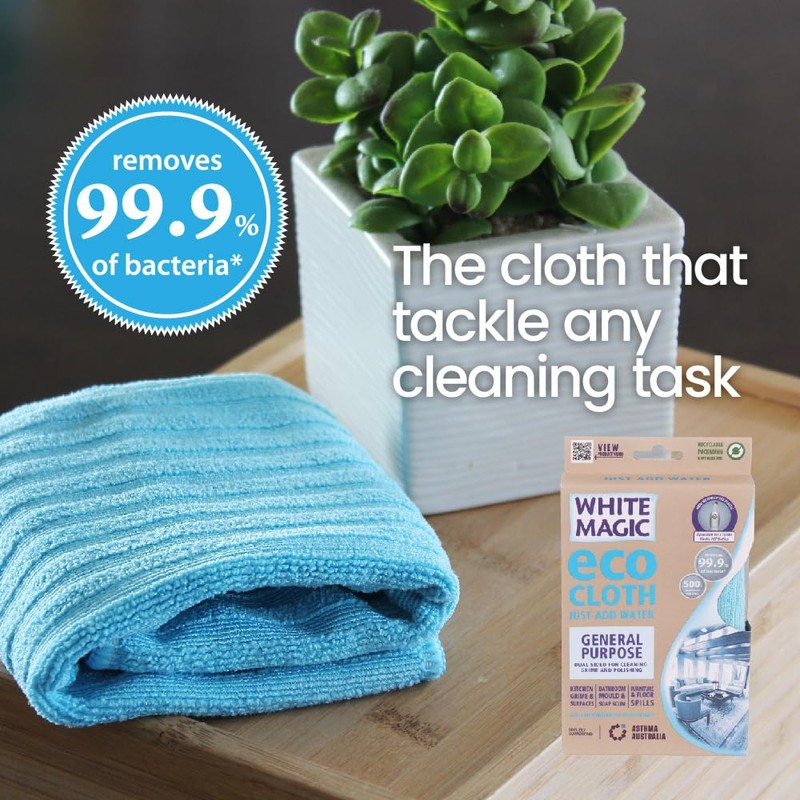 White Magic General Purpose Eco Cloth, Great Household Cleaning Tools