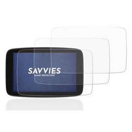 Savvies 6 Pack Screen Protector compatible with TomTom Go Expert 7" Protection Film Clear