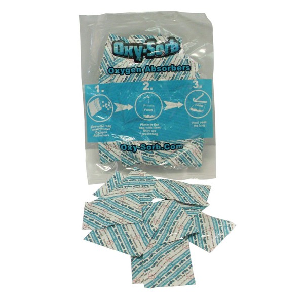 Oxy-Sorb 25-Pack Oxygen Absorber, 500cc