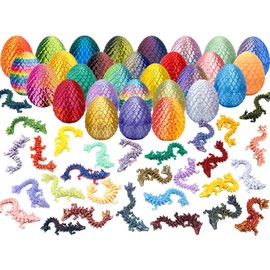 14Pcs 3D Printed Dragon Eggs Mystery Set,Easter/Birthday Gift/Desktop Toys/Home Decoration