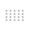 sourcing map Precision Balls 3.2mm Solid Chrome Steel G10 for
