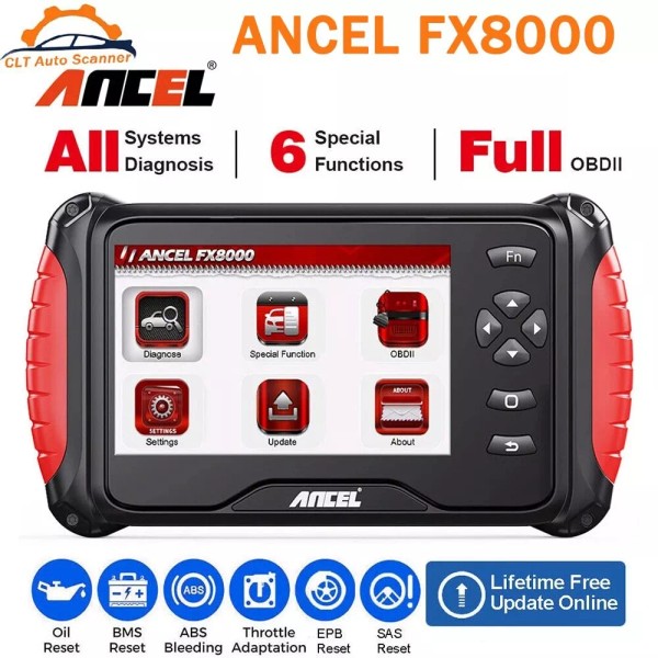 Foxwell ANCEL FX8000 Car Diagnostic Tools Full System OBD2 Automotive