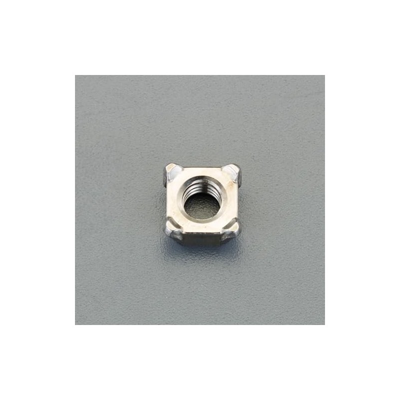 Esco EA949LW-306 M6 Square Weld Nut (No Pilot/Stainless Steel/10 Pieces)
