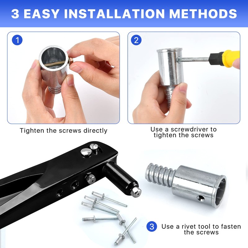 Elesunory 6Pcs Threaded Tip Replacement, Ultra Threaded Tip Repair Kit,