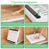 2Pack Pull out Cabinet Organizer, 21"Deep, Heavy Duty Full-extension Slide