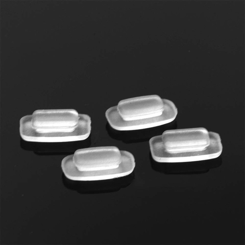 Eyeglass Nose Pads 11mm 5Pairs Replacement Square Rectangle Slide/Slip in