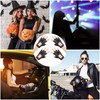 Newellsail 2 Pairs Punk Gloves Fingerless Women PU Leather Half
