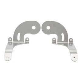 2pcs Spotlight Mounting Bracket Left Right Stainless Steel Chrome Replacement for Mini R50 R52 R53