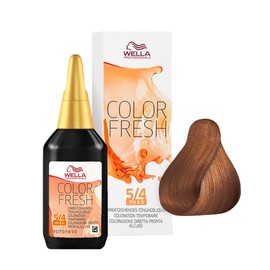 Wella Color Fresh PH 6 5 - Acid - 5/4 Light Brown Red, 75 ml