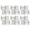 sourcing map Double Acting Hinges Folding Screen, 6Pcs 1.85" Double