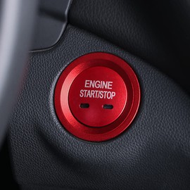 PIFOOG Equinox Car Accessories for 2018-2022 Push Start Button Cover Decals Stickers Keyless Ignition Switch Interior Decor Trims 2PCS