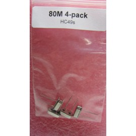 KC9ON 80M QRP Ham Radio Crystals HC49/S 4 pack