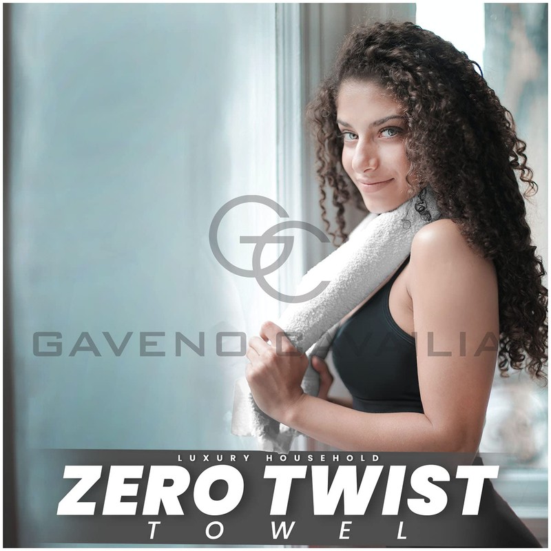 GC GAVENO CAVAILIA Zero Twist Extra Absorbent Bath Set, 100%