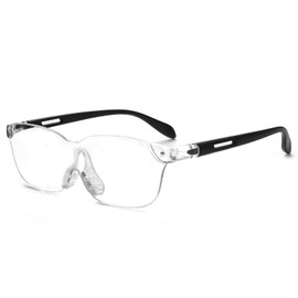 OuShiun Lupenbrille für Close Work Hobby, Lesen, Elektriker, Juweliere, Nähen, Reparatur, und ältere Menschen (Schwarz 1Pack)