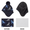 LACOFIA Baby Boys Winter Hat and Collar Scarf Set Knit