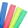 MUKCHAP 32 Pack 30cm Coloured Rulers, 12 Inch Plastic Straight