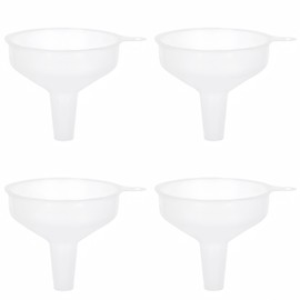 Kanlpeia Small Funnels 4 Pack Food Grade Funnel Easily Transfer Liquids Granules Powders Funnels for Kitchen use Filling Bottles Water Bottle Funnel Lotion Essential Oils