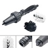 MASO H842919 Wheel Cleaning Brushes Water-driven Rotating Washing Brushes for