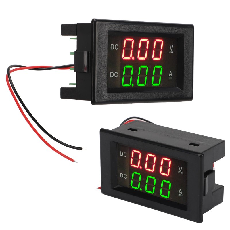 YB4835VA Digital Voltmeter Ammeter DC 600V 100A Decimal Point Automatic