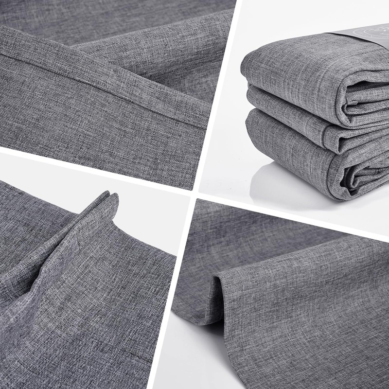 WdFour 100% Blackout Pinch Pleated Kitchen Curtains,cafa Curtains, are Perfect