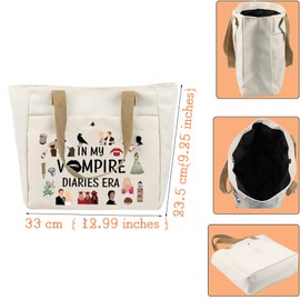 VAMSII Vampire Inspired Crossbody Bag Vampire Fan Gift TV Show Gifts for Women Diaries Themed Merch (VpireBAG2)