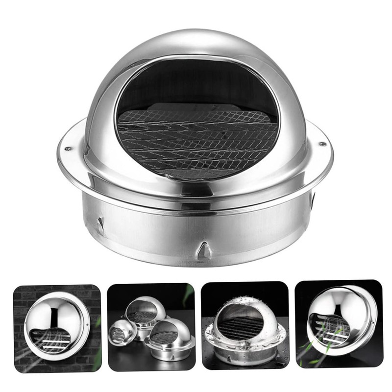 LABRIMP Durable Stainless Steel Range Hood Exhaust Cover Air Vent