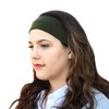 Satin Life Satin Lined Headband, Protective Style (Olive Green)