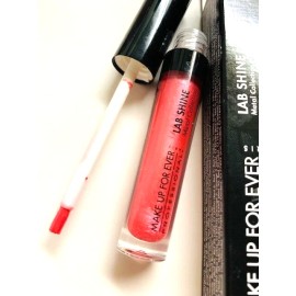 MakeUp For Ever Lab Shine Metal Collection Chrome Lip Gloss M14 Raspberry