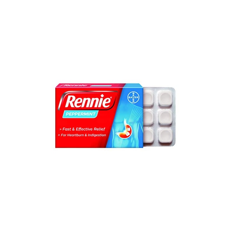 Rennie Peppermint 72 Tablets