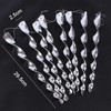 15Pcs Bird Reflective Scare Rods, BetterJonny 12 Inch Bird Twister