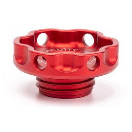 ACUiTY Podium Oil Cap in Satin Red for Hondas/Acuras