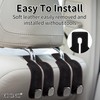 Upgrade 2 Pack Car Hooks for Headrest,Car Seat Back Storage