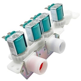 WH23X29538 Washer Water Inlet Valve Fit for GE GFW550SSN0WW GFW550SPR0RS GFW550SPR3RS, Replace Part Number 0024000126GB C-163/21-A13 33090201 4977241AP6990115 PS16217225 EAP16217225