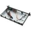 Rackchoice 1U Compact Server/Desktop mini-ITX Chassis - 9.84" Depth,Supports Mini-ITX