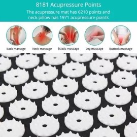 Total Supplier Tapete De Acupuntura/acupresión, Tensión Rigidez Circulación