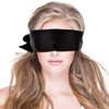 iwobi 2 Pcs Silk Eye Mask Sleeping Ribbon Blindfold Costume