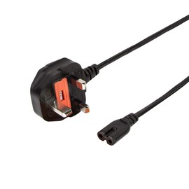 LogiLink CP166 - Power Cord BS 1363 (UK) to IEC C7 Black 1.8m