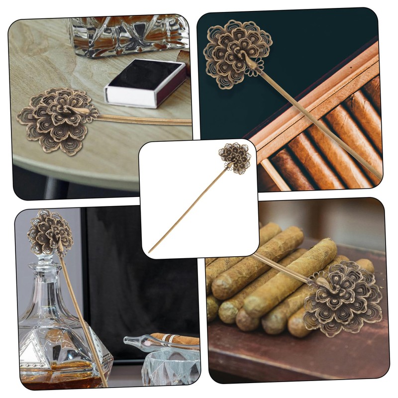 minkissy 2pcs Cigar Draw Needle Tool Accessory Enhance Your Smoking