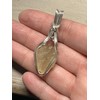 Tektite Libyan Desert Glass Necklace Pendant Sterling Silver Genuine Ancient