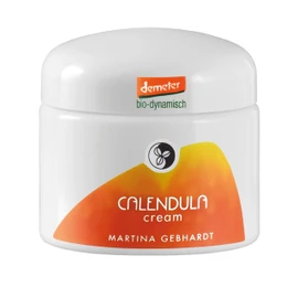 Martina Gebhardt CALENDULA Cream (50 ml) • Mild Organic Skin Cream for Sensitive Skin • Skin Care Ideal for Baby and Children • No Essential Oils • Natural Cosmetics Face Cream