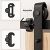 2PCS Adjustable Barn Door Stopper, Upgrade Sliding Barn Door Stopper