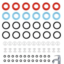 72 Pcs Tap Washers Tap Washers for Mixer Taps Assorted Uk,for Most Faucets in Bathrooms and Kitchens